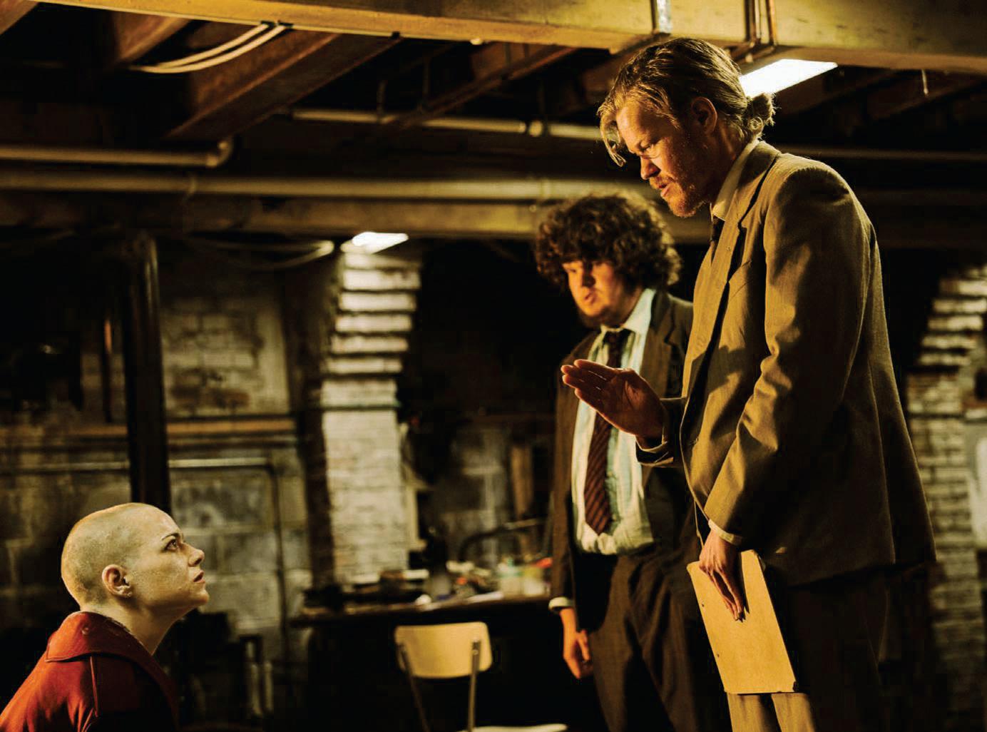 Two gifted actors, one punishing sci-fi farce