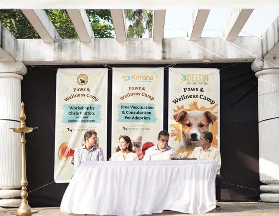 DELTIN FOUNDATION AND ALPHA ANGELS HOST 'PAWS & WELLNESS CAMP