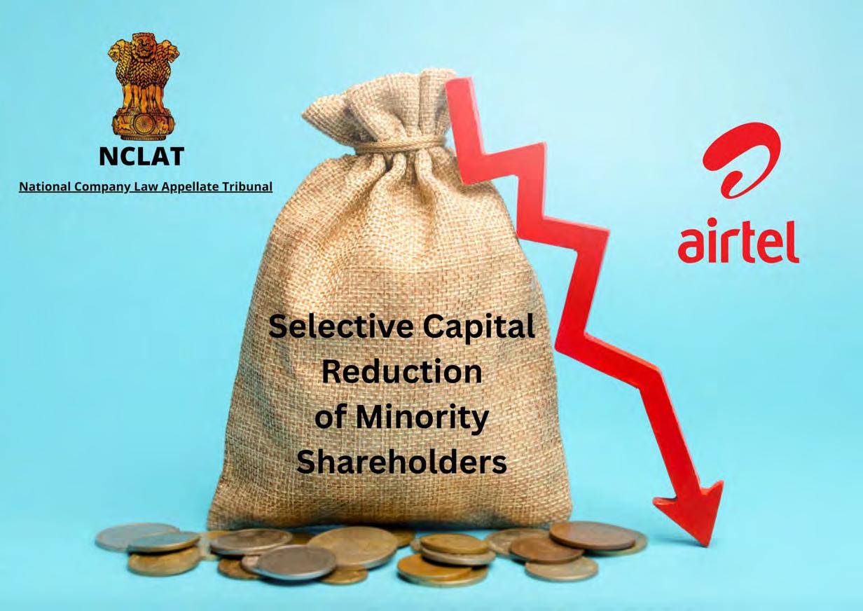 NCLAT uphelds NCLT's judgement on Bharti Telecom Limited Selective Capital Reduction of Minority Shareholders