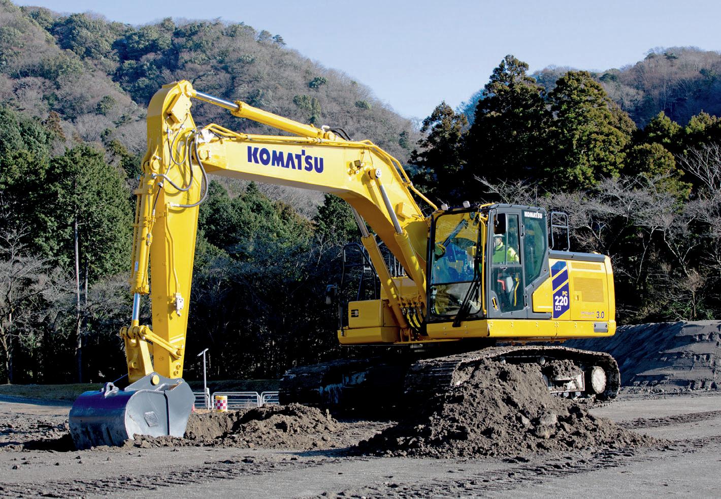 Visual overhaul for Komatsu machines