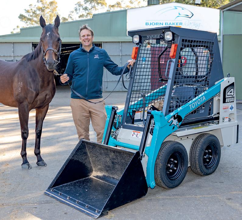 Toyota skid steer a boost for horse trainer