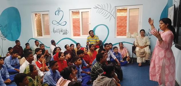 A Model School Heartfulness Lounge