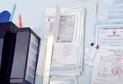 టాస్క్ ఫోర్స్ అదుపులో నకిలీ సర్టిఫికెట్ల ముఠా
