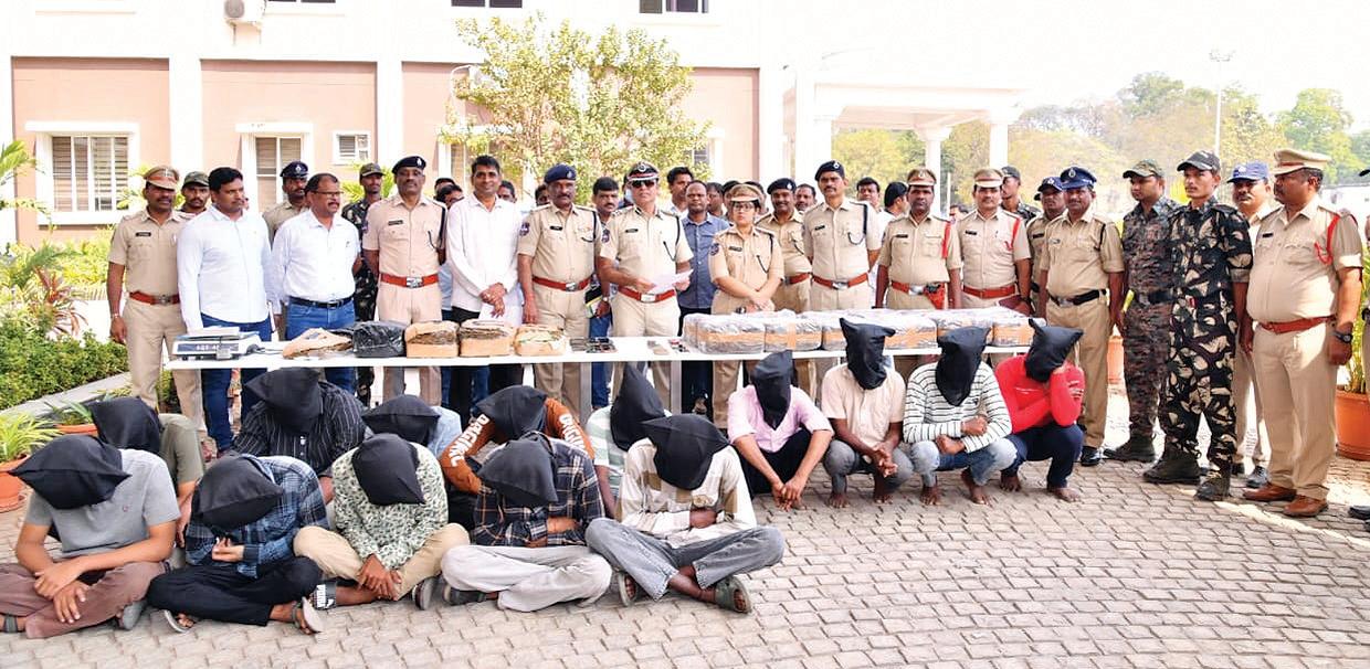 గంజాయి ముఠా పట్టివేత