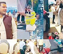 రిపోర్టర్లా నటిస్తూ...