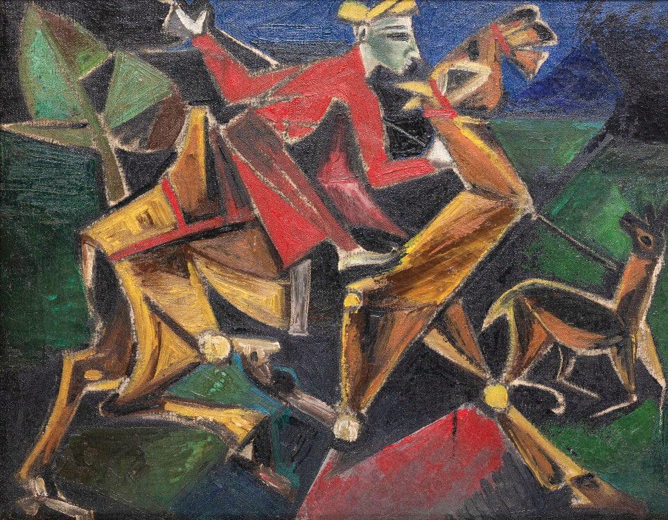 Gallery Dotwalk Presented 'A A Raiba: The Inner Contour' in New Delhi