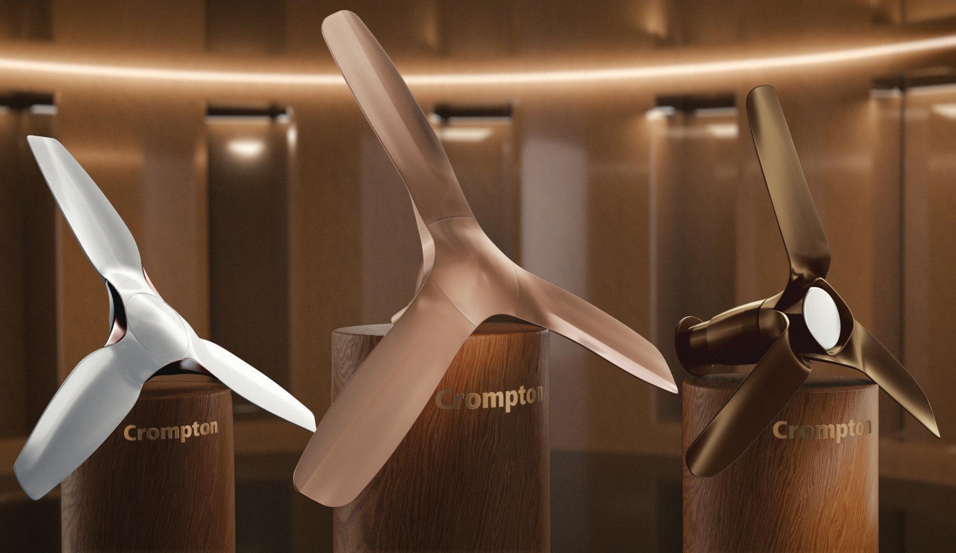 Crompton reimagines ceiling fans with design-led SilentPro Fluido Wave