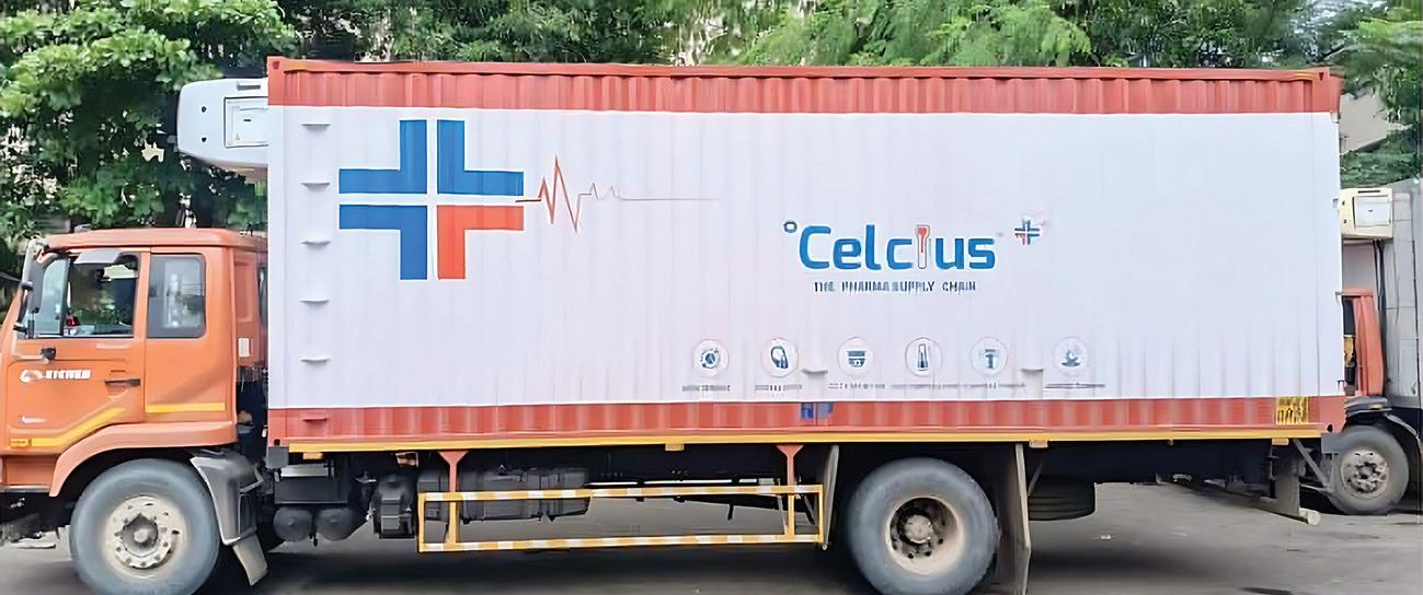 CELCIUS LOGISTICS LAUNCHES PHARMA COLD CHAIN ARM WITH RS 50CR INVESTMENT