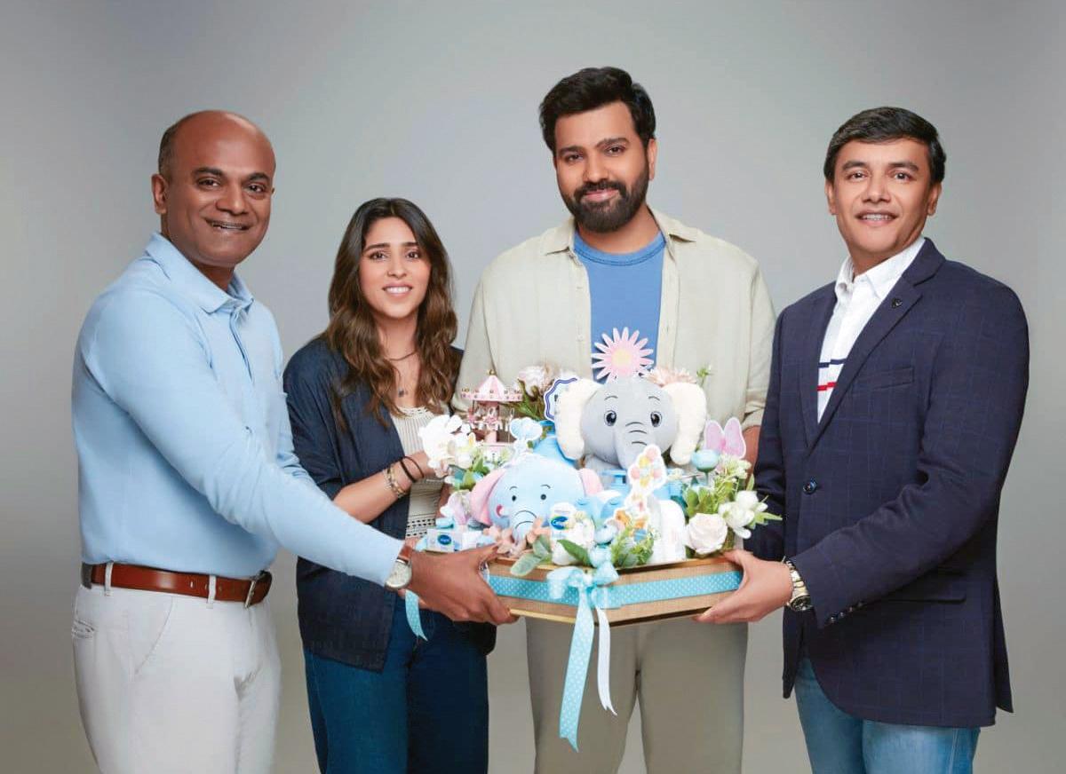 ROHIT SHARMA, RITIKA SAJDEH TO ENDORSE CETAPHIL BABY RANGE