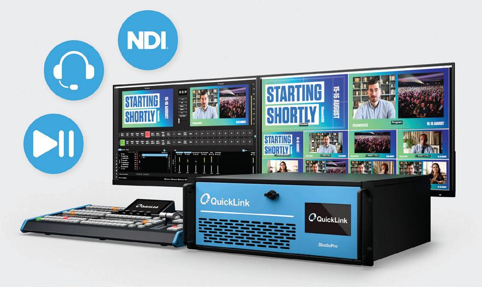 QuickLink Unveils StudioPro Version 4 at NAB NY, Revolutionizing Live Video Production