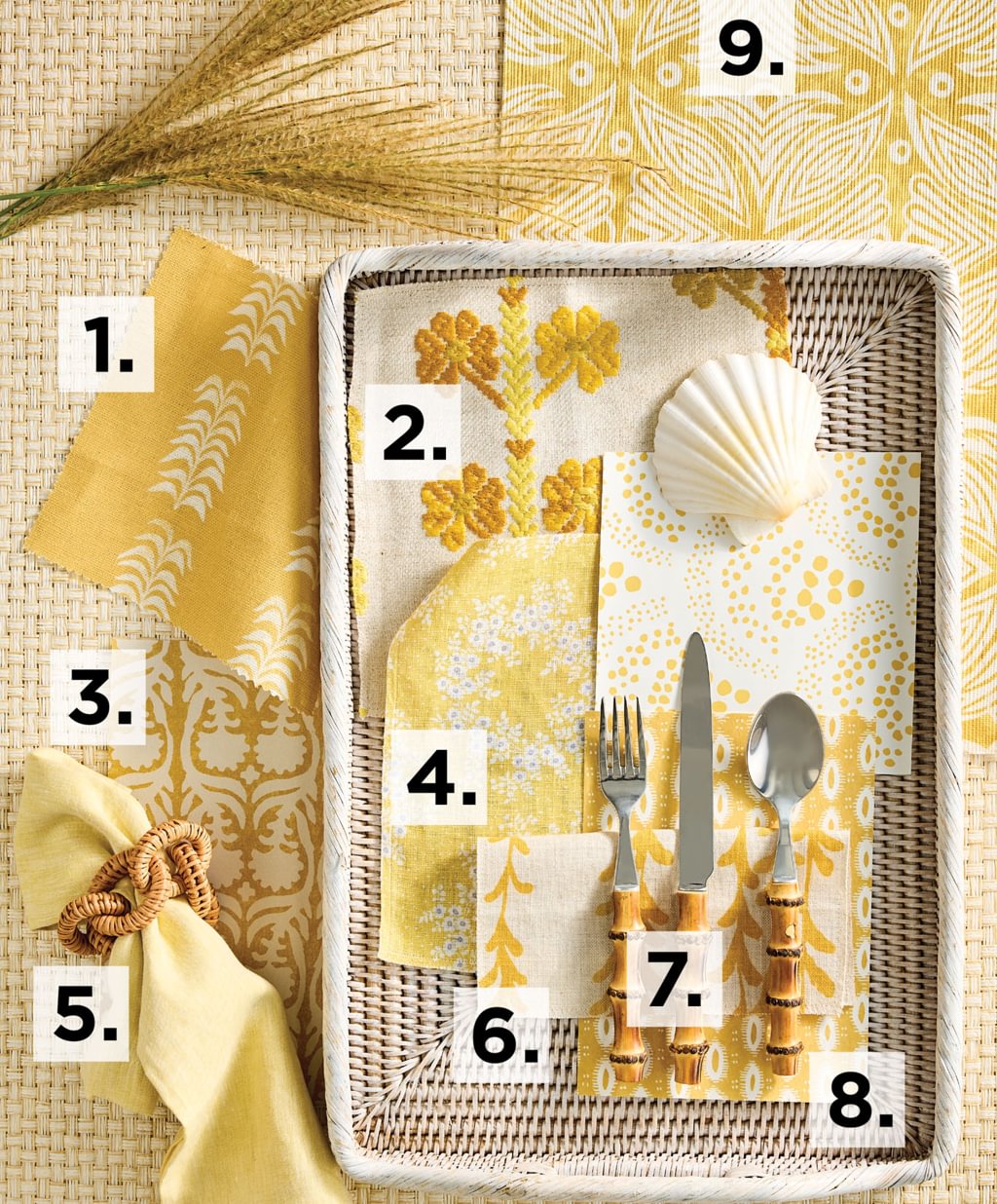 YELLOW + RATTAN