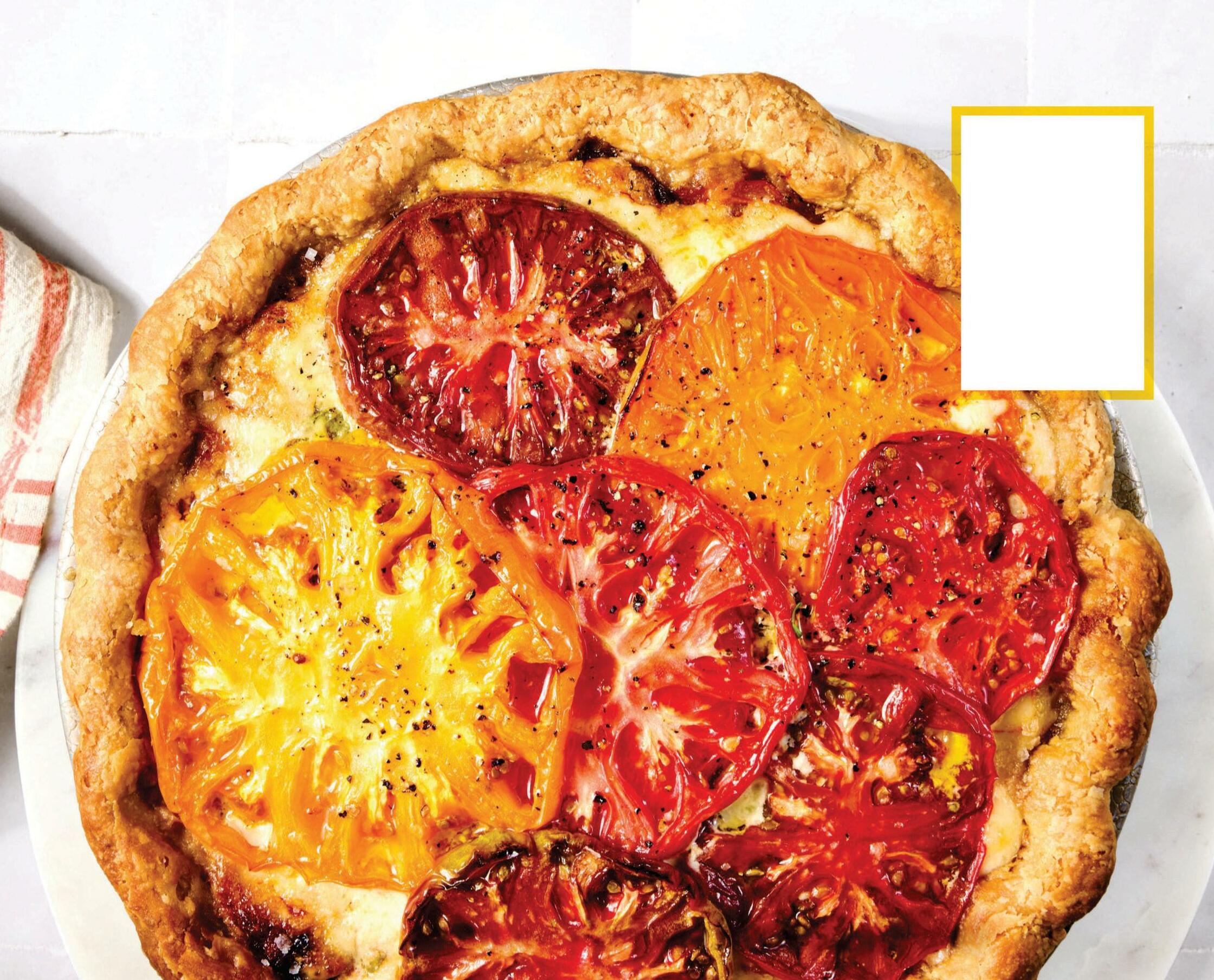 VIVIAN HOWARD: Tomato Pie With Parmesan & Fontina