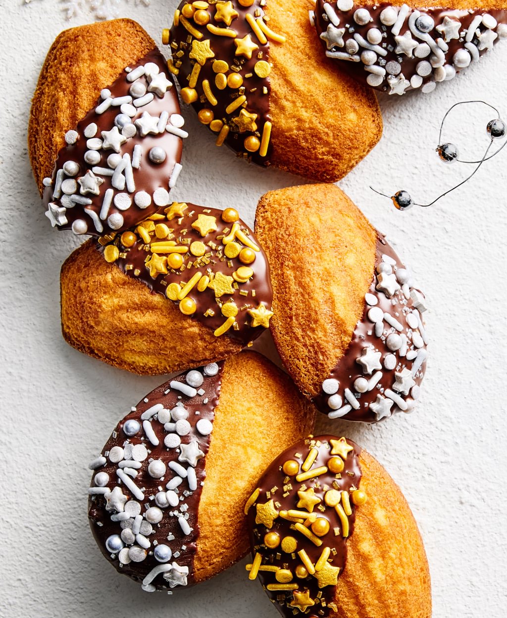 DORIE GREENSPAN - CHOCOLATEDIPPED MADELEINES