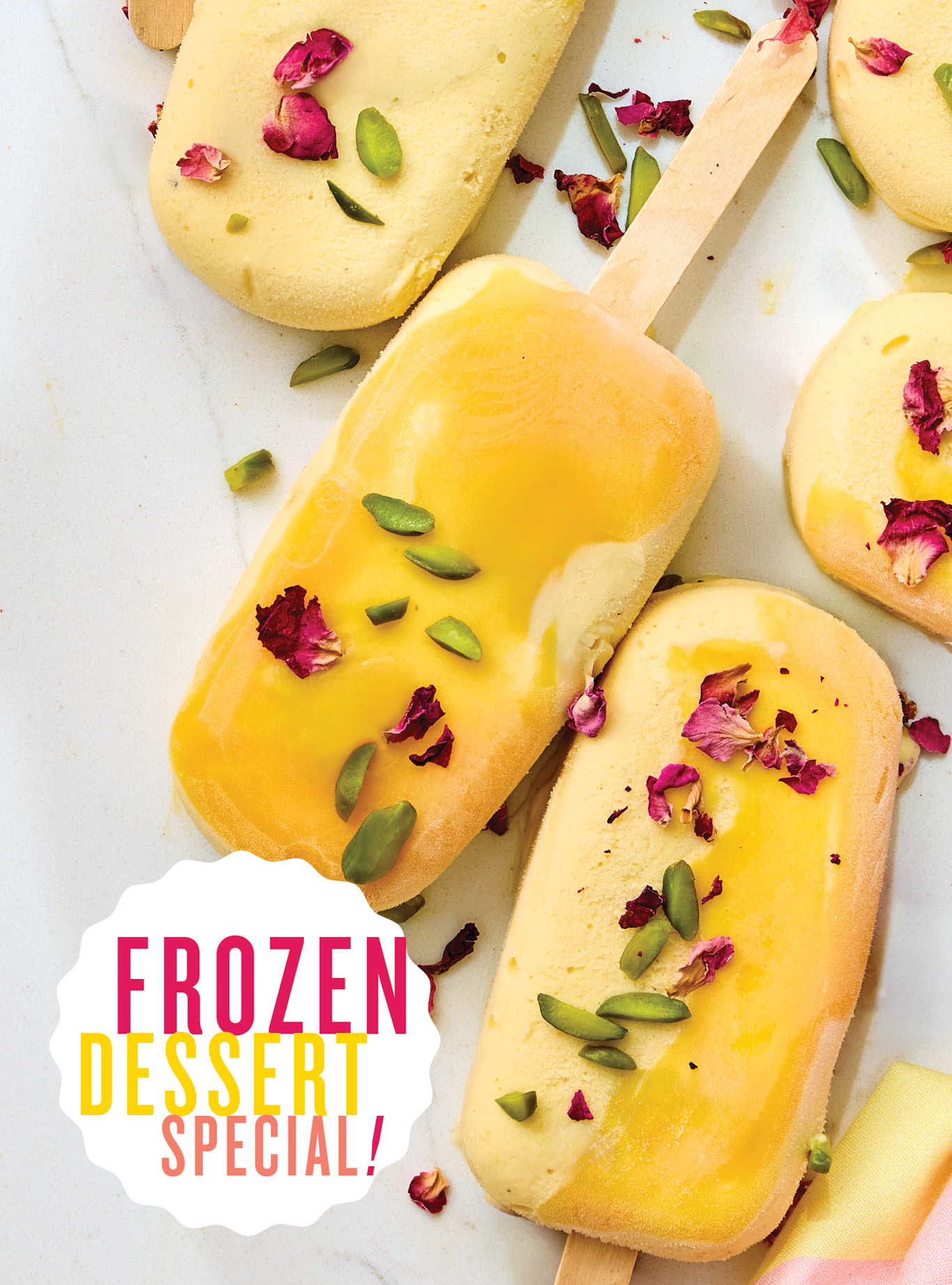 KISHWAR CHOWDHURY: Mango Kulfi Pops