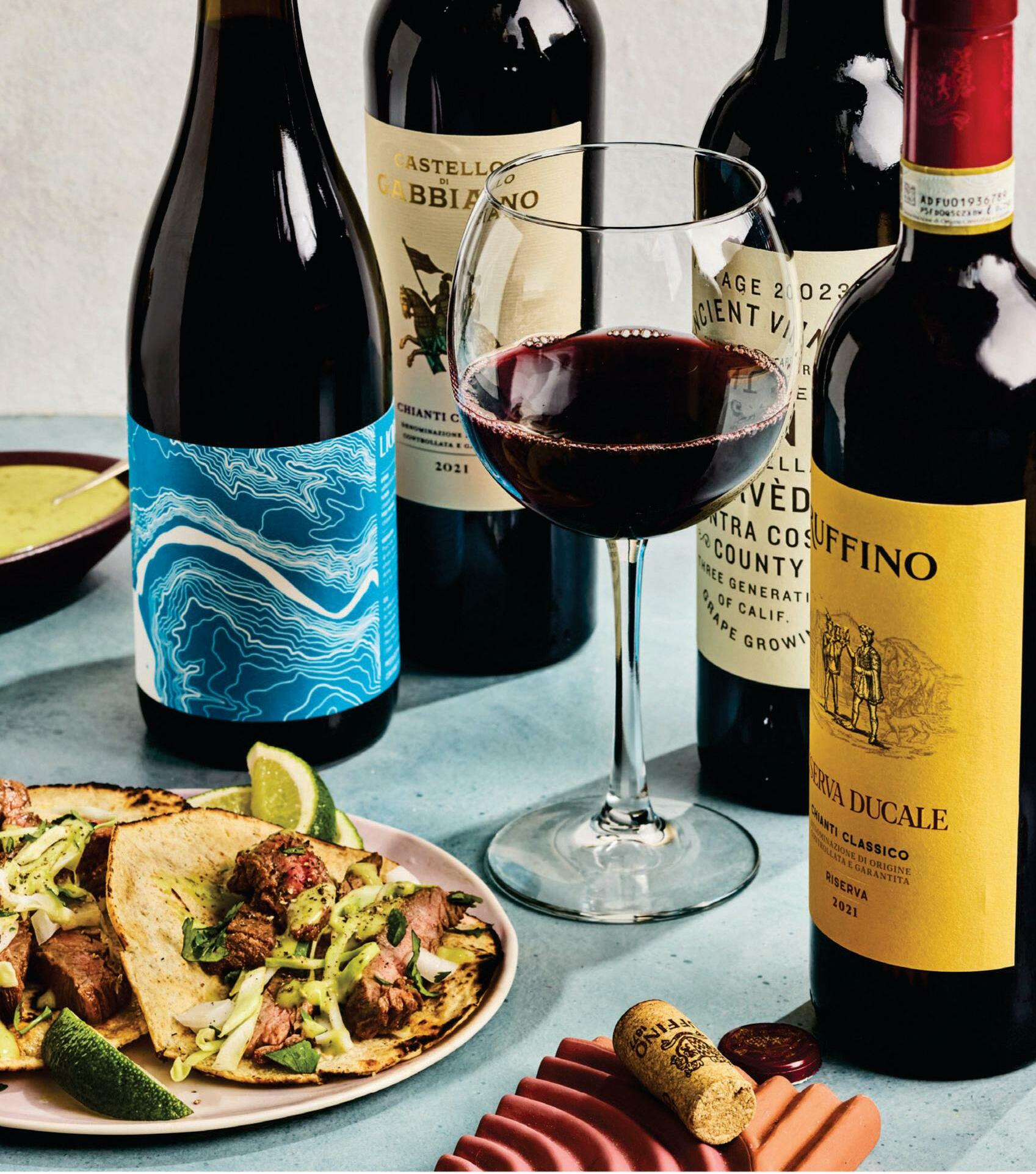 Tacos and Wine