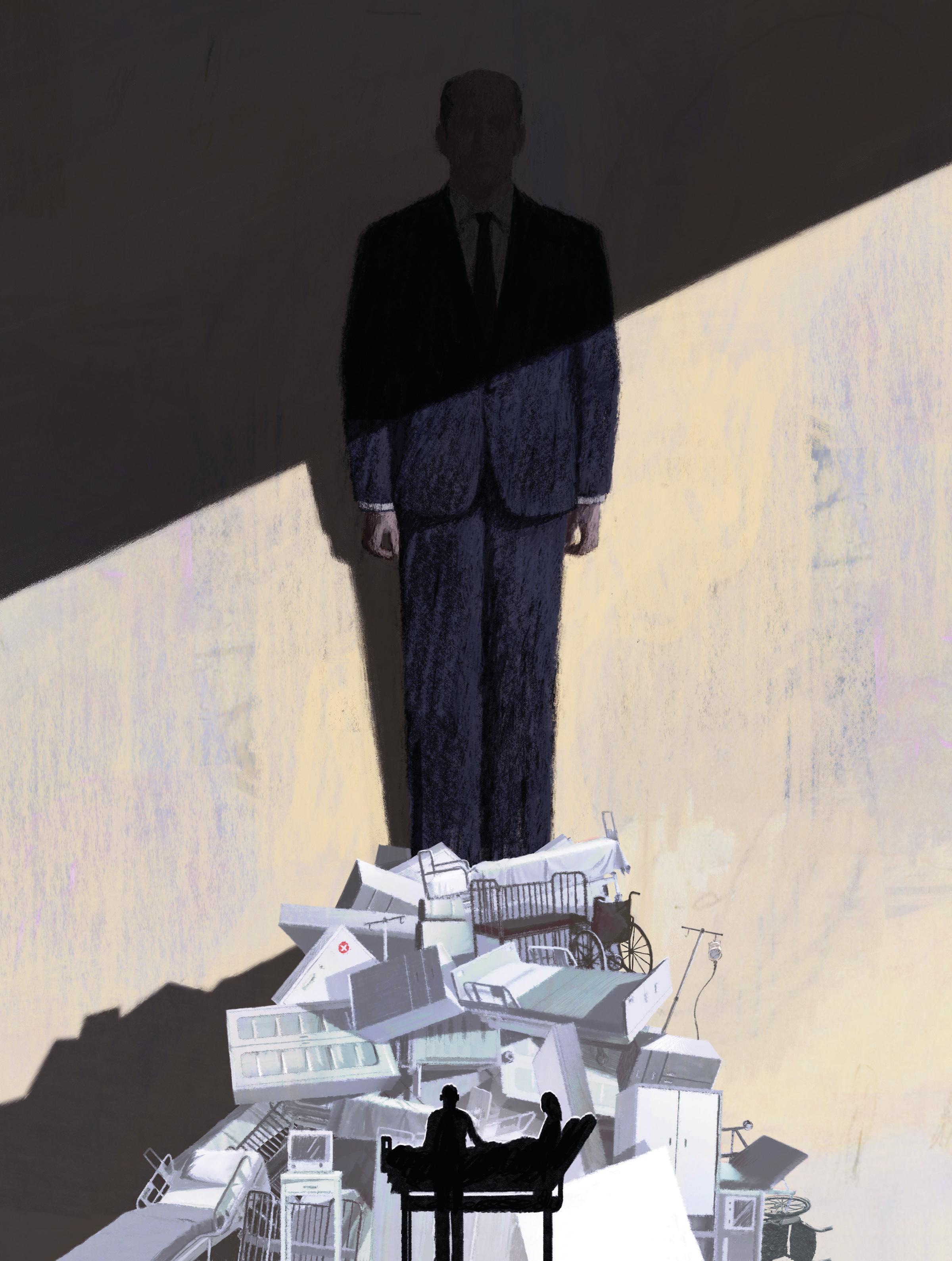 ONE OF AMERICA'S BIGGEST FOR-PROFIT HOSPITAL OPERATORS IS BANKRUPT, BROKEN. AND RESPONSIBLE FOR COUNTLESS MISTREATED PATIENTS— THANKS TO ITS PRIVATE EQUITY OVERLORDS.