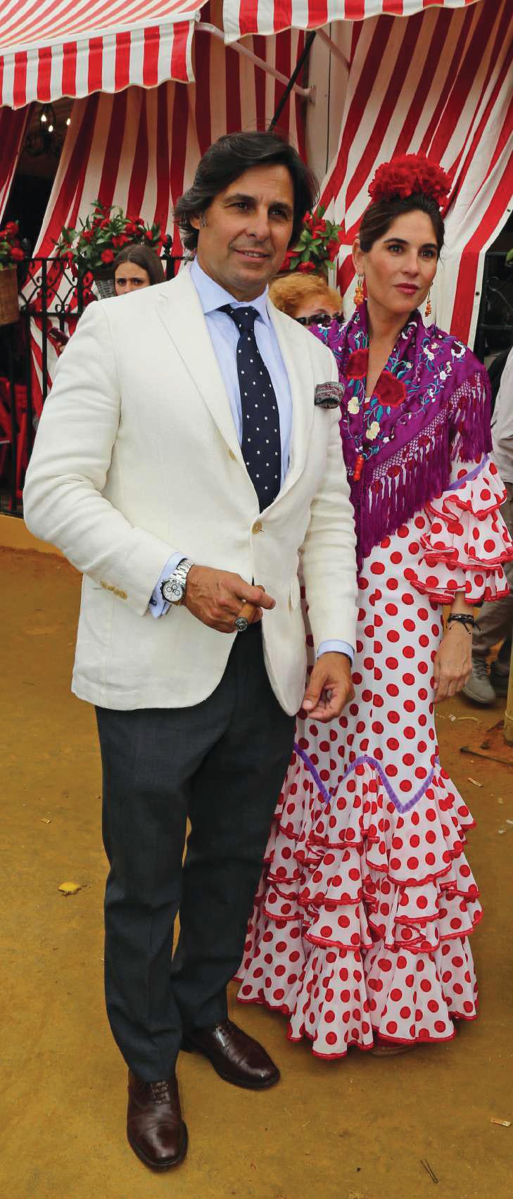 DESFILE DE FAMOSOS en la Feria de Abril