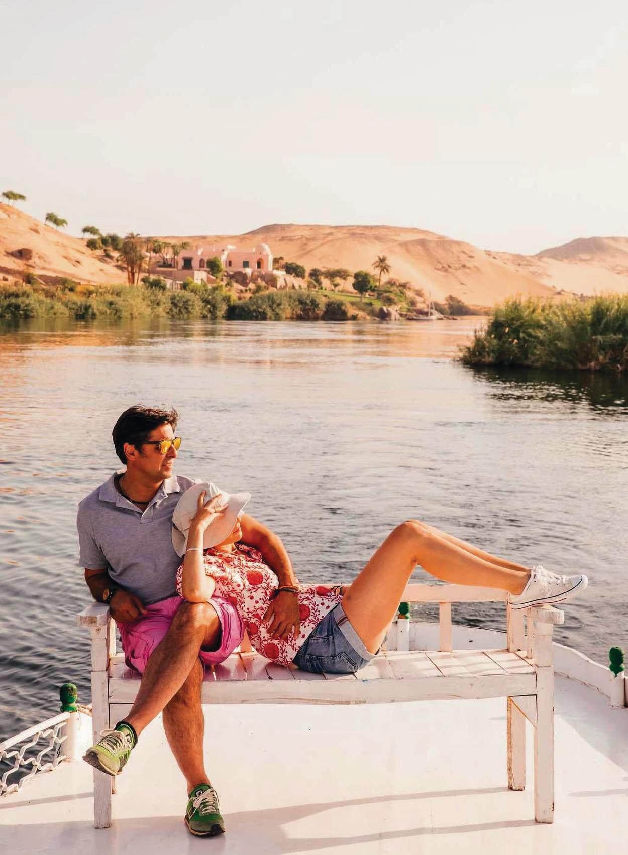 FRAN Y LOURDES escapada a Egipto con dos de sus hijos
