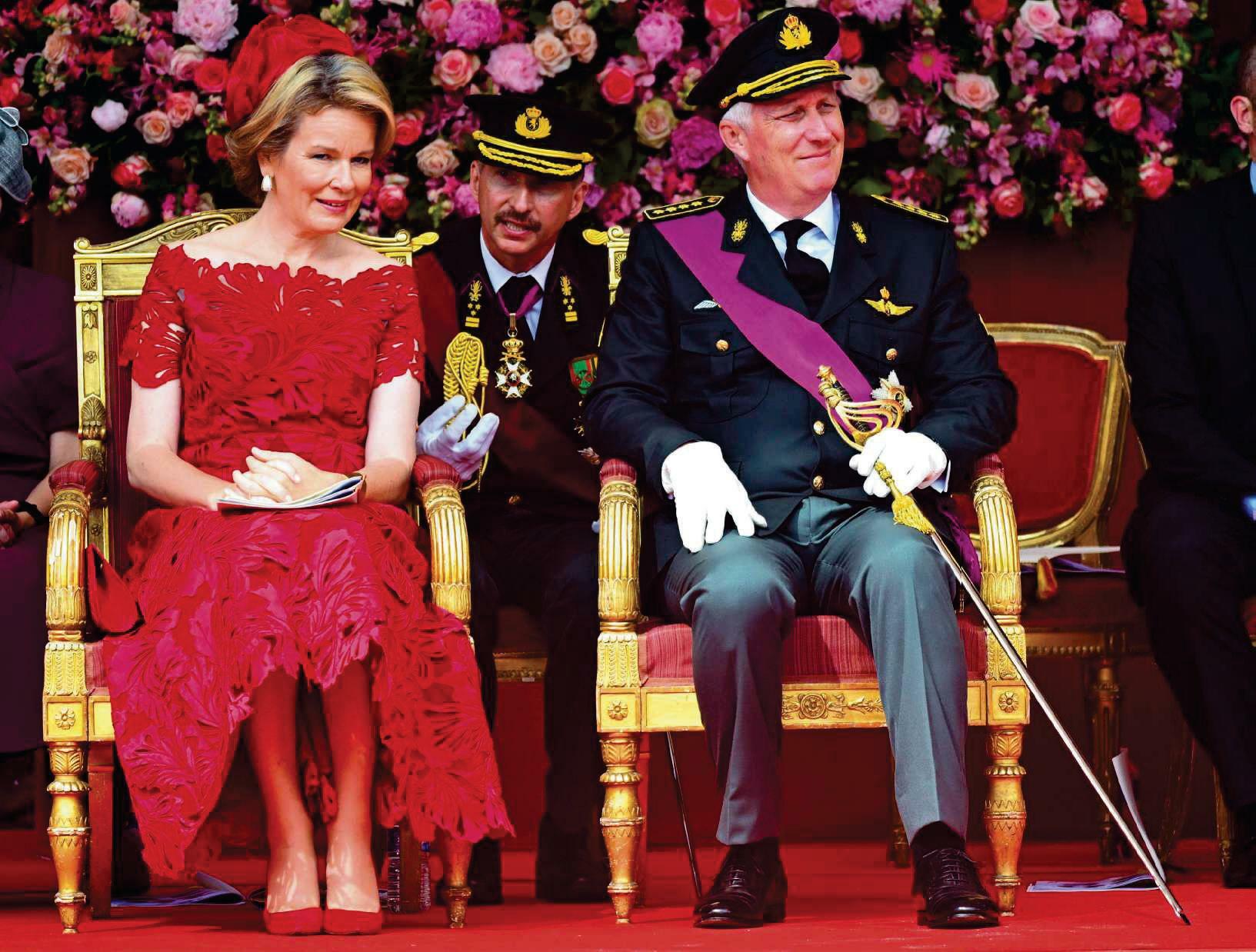 LOS REYES DE BÉLGICA celebran su Día Nacional orgullosos de sus hijos