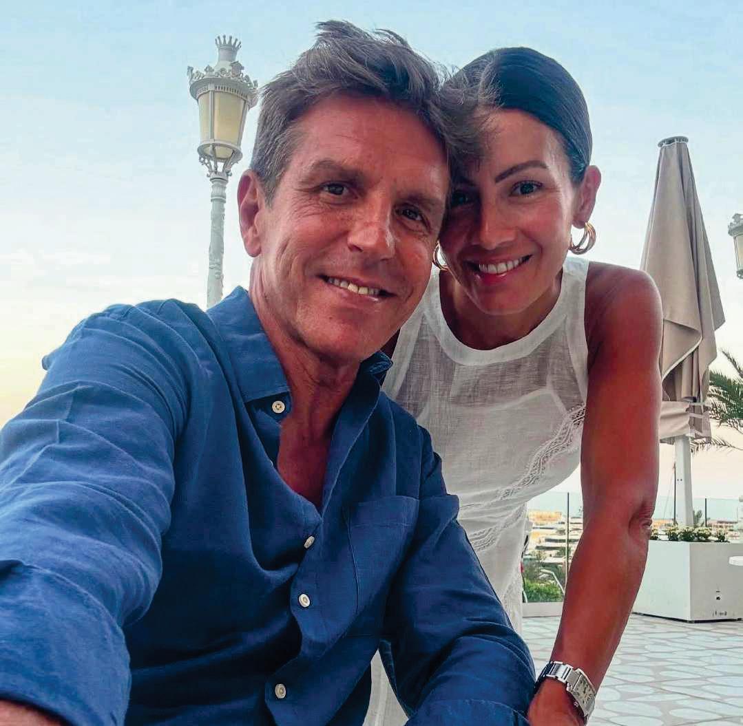 MANUEL DÍAZ Y VIRGINIA TROCONIS escapada romántica a Mallorca
