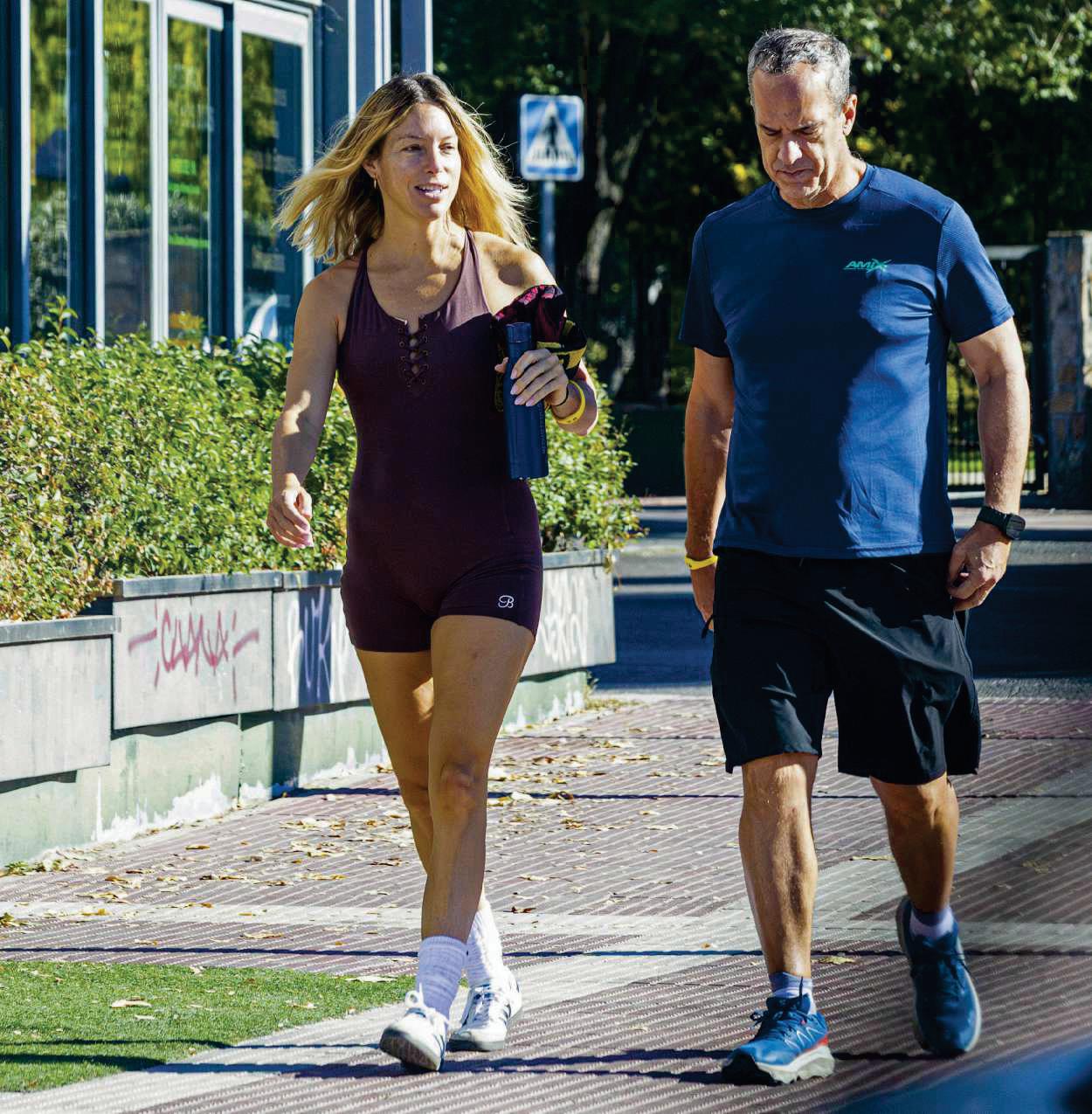 SANTI ACOSTA Y MARÍA RUIZ mañana de domingo en el gimnasio