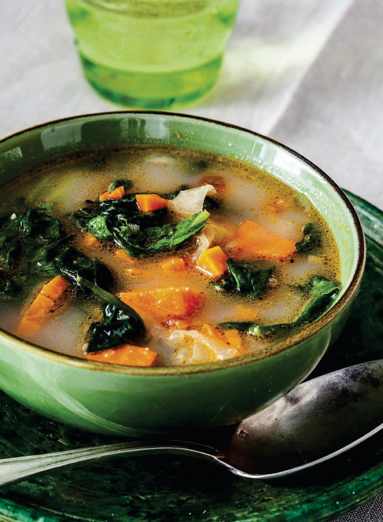 Sopa minestrone de invierno