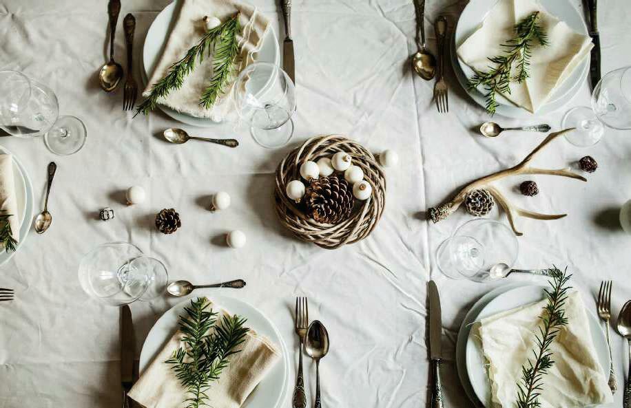 Viste de fiesta tu mesa esta Navidad