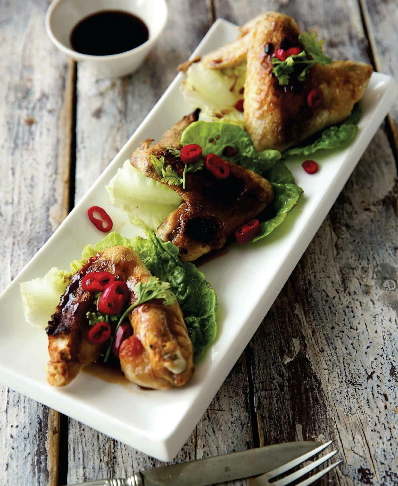 Alitas de pollo picantes