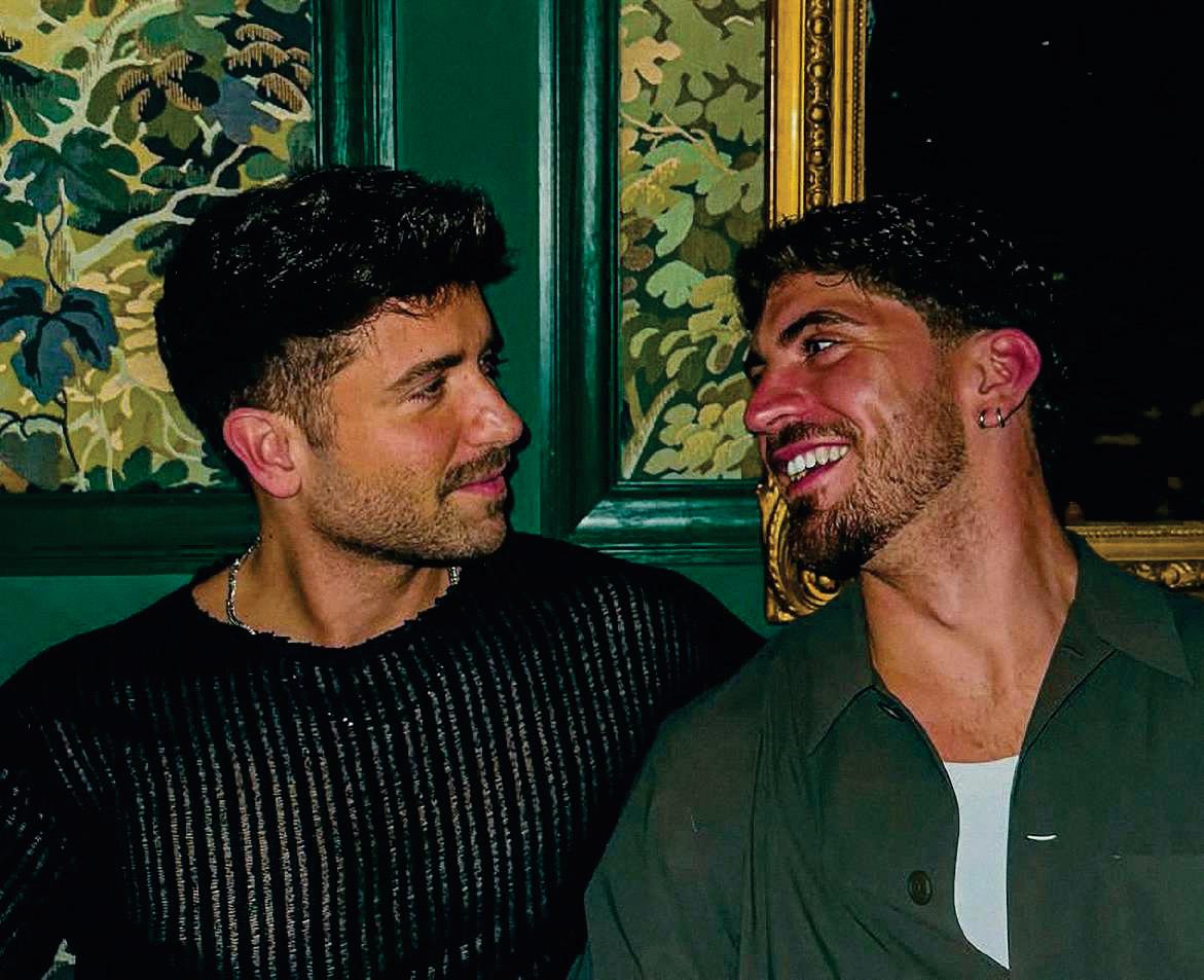PABLO ALBORAN primeras imágenes con su novio Juan Sesma