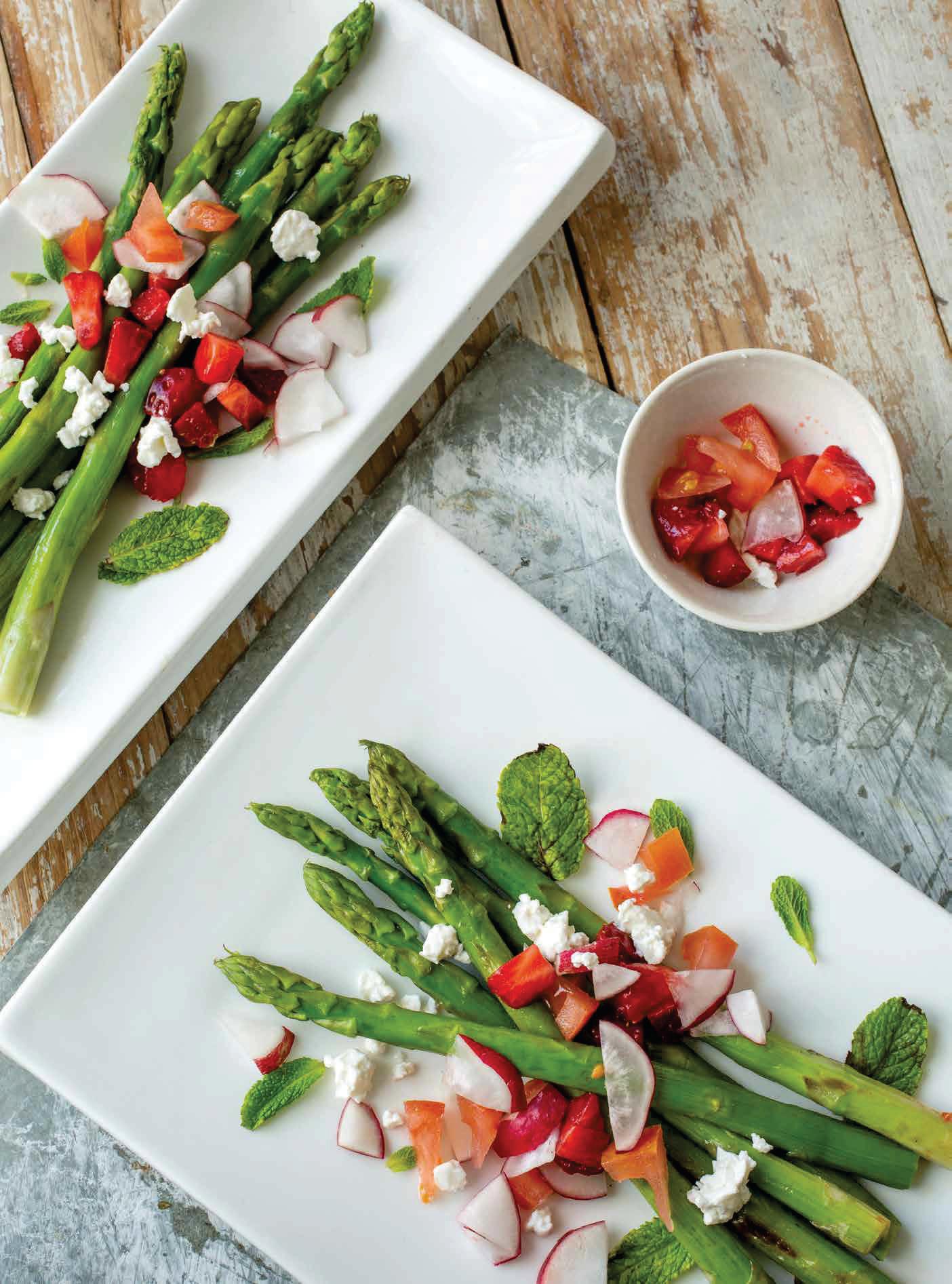 Ensalada de primavera con trigueros