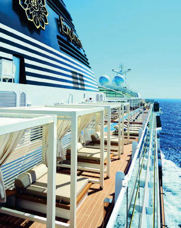 Entrenamiento y lujo a bordo