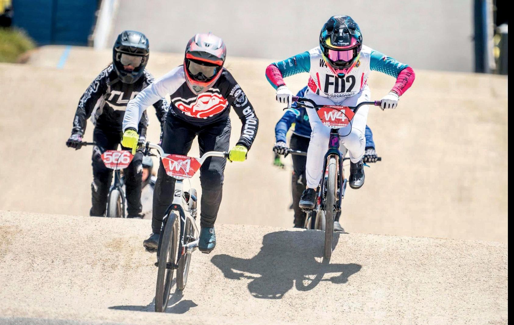 Wheely giving it a go JEANETTE'S BMX SUCCESS