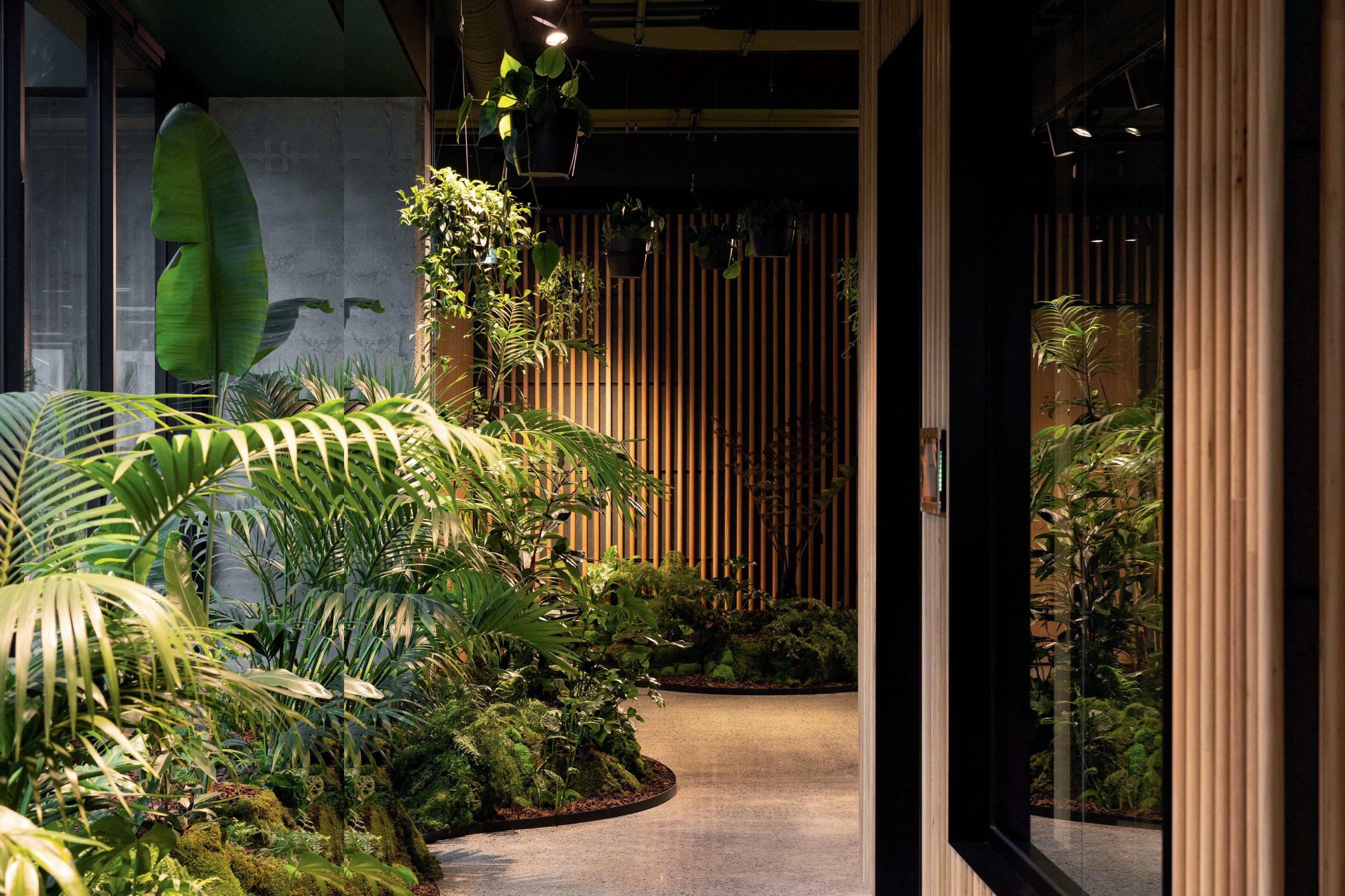 At the office, naturally