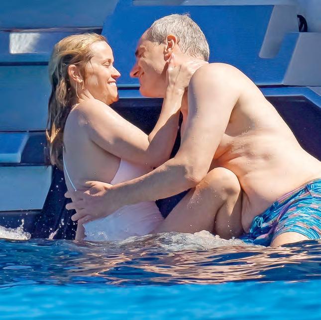 LOVED-UP REESE HOLIDAY WITH HUBBY NO.3?!