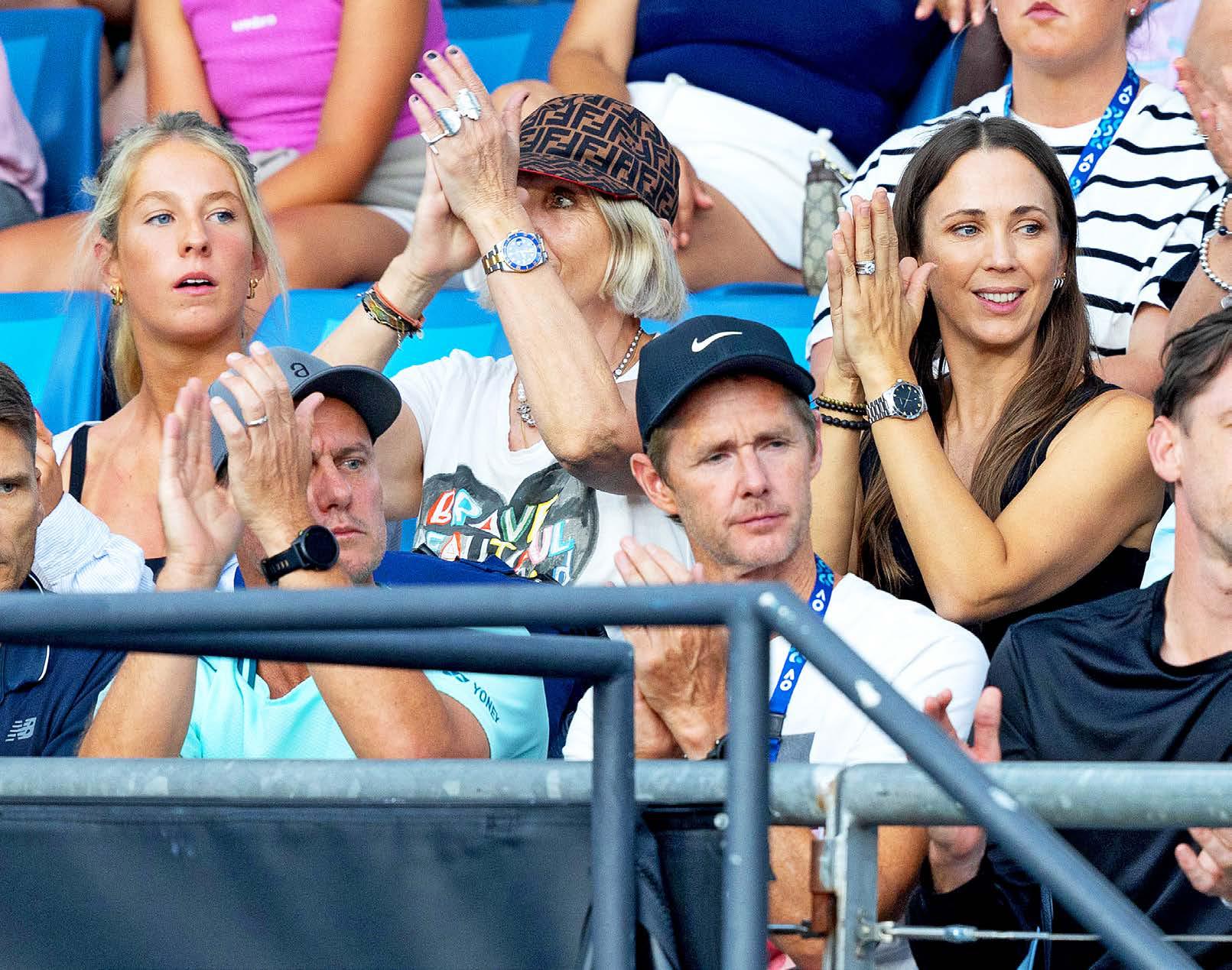 AUSTRALIAN OPEN - STARS AT THE TENNIS