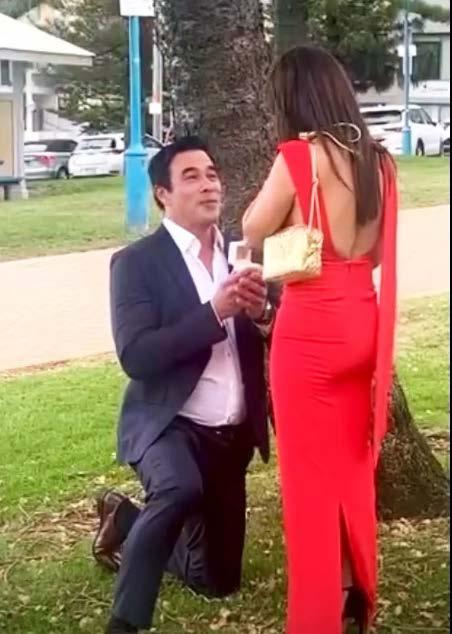 'SHE SAID YES!'