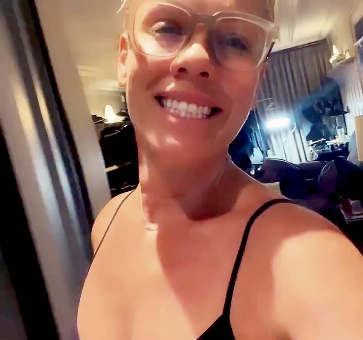PINK PUSHING BACK