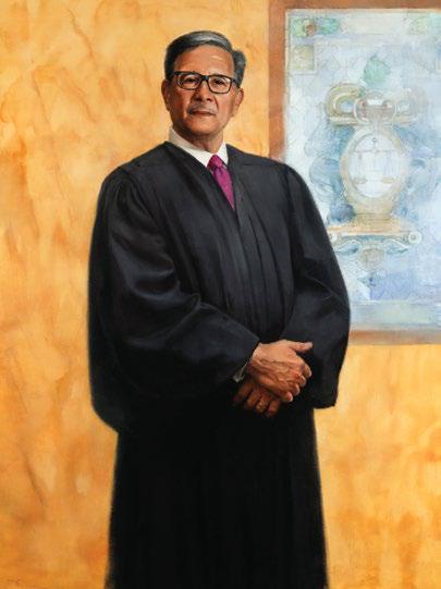 Painting the Portrait of Judge Rolando Acosta
