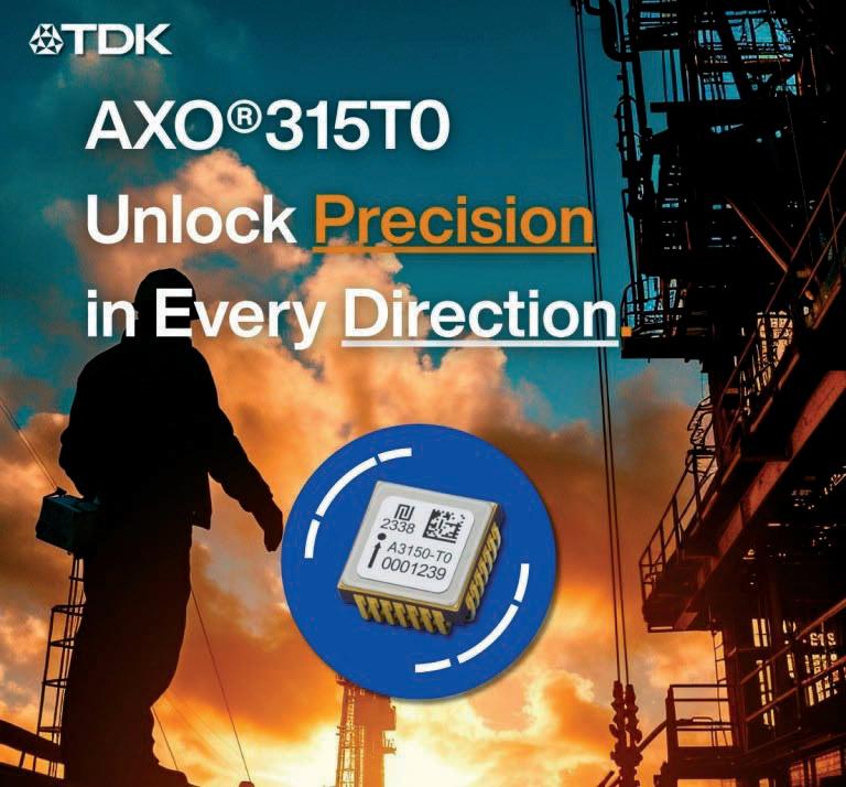 TDK Launches High-Temperature, Closed-Loop MEMS Accelerometer for Energy Market Applications