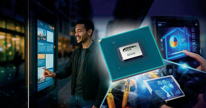 Renesas Introduces 64-bit RZ/G3E MPU for High-Performance HMI Systems Requiring AI Acceleration and Edge Computing