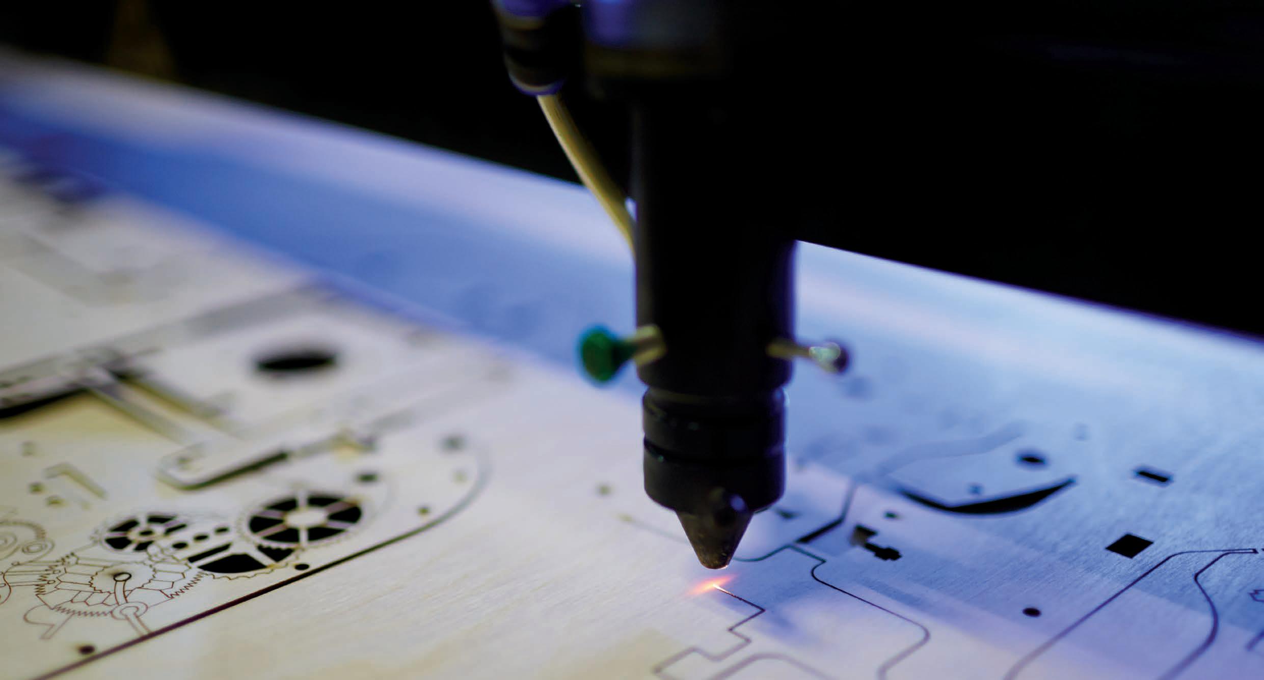 Using a Desktop Laser Engraver to Probe into Chip Silicon