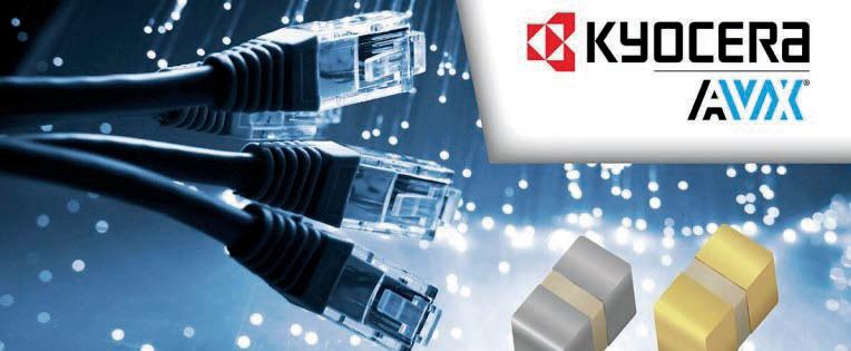 New KYOCERA AVX Capacitors for Optical Communications
