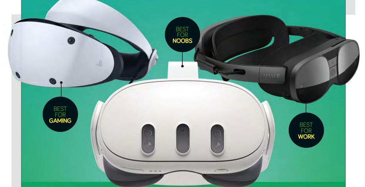 3 OF THE BEST VR headsets