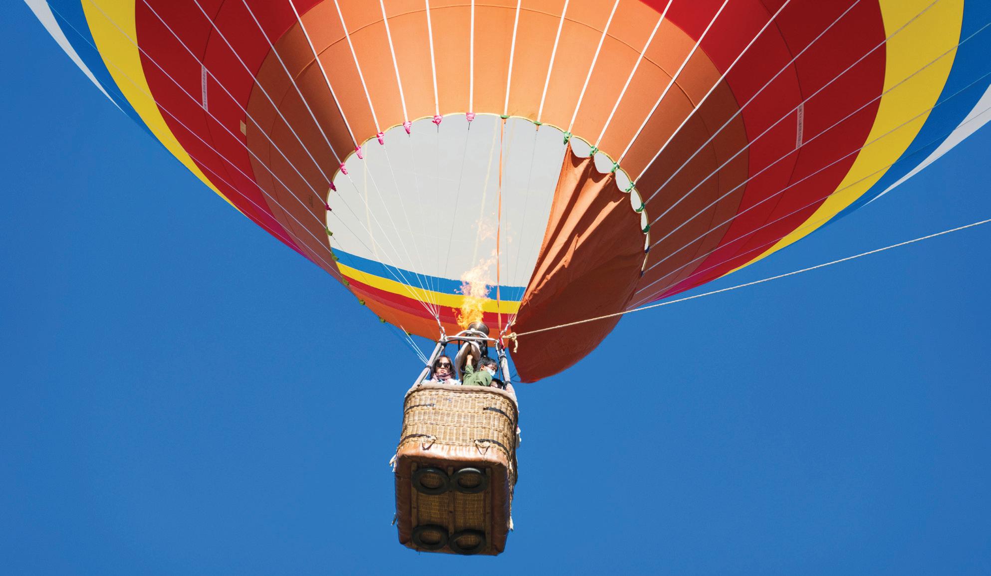 New vistas for hot air BALLOON PILOTS