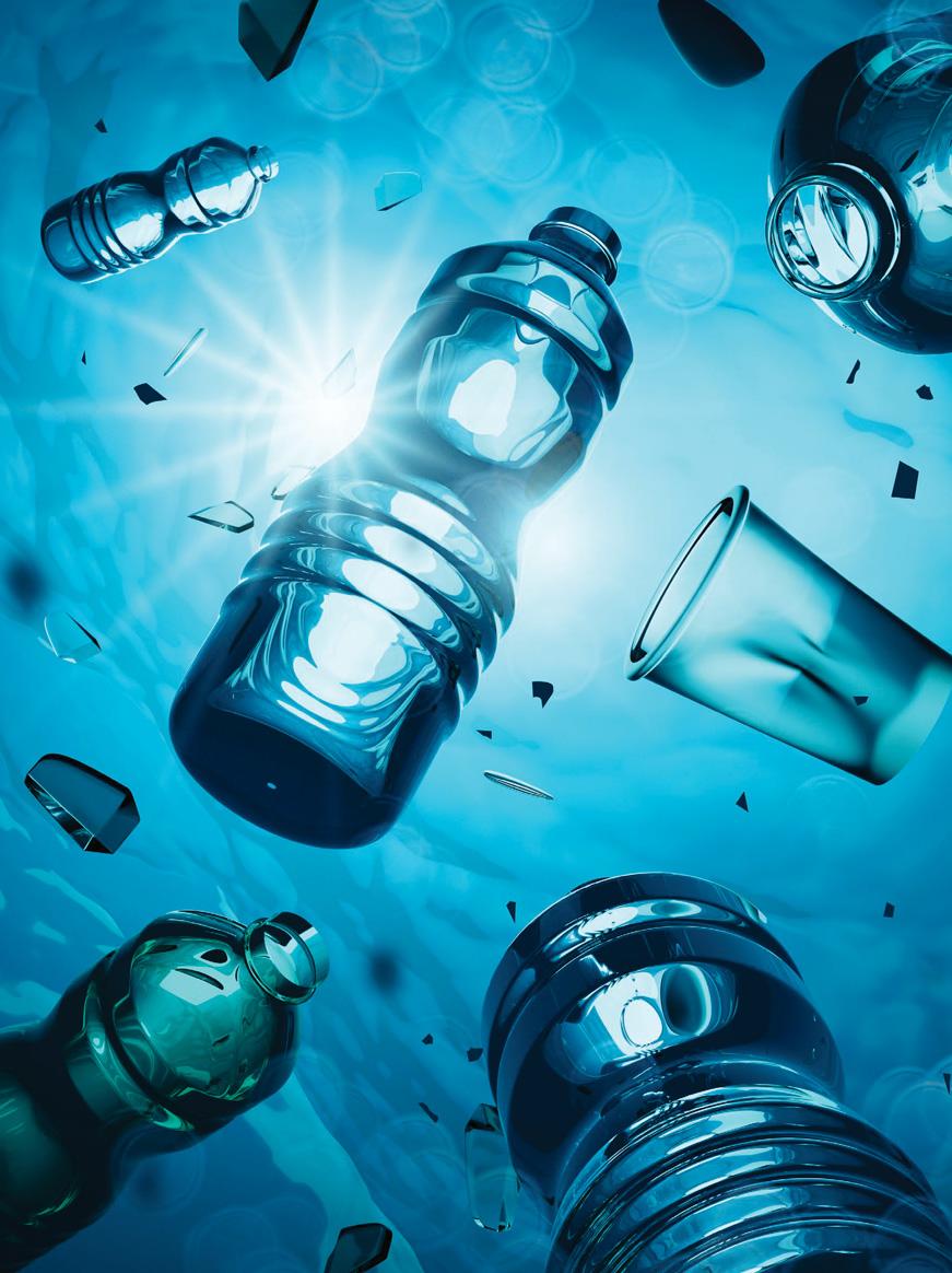 Scientists break down plastic waste using air
