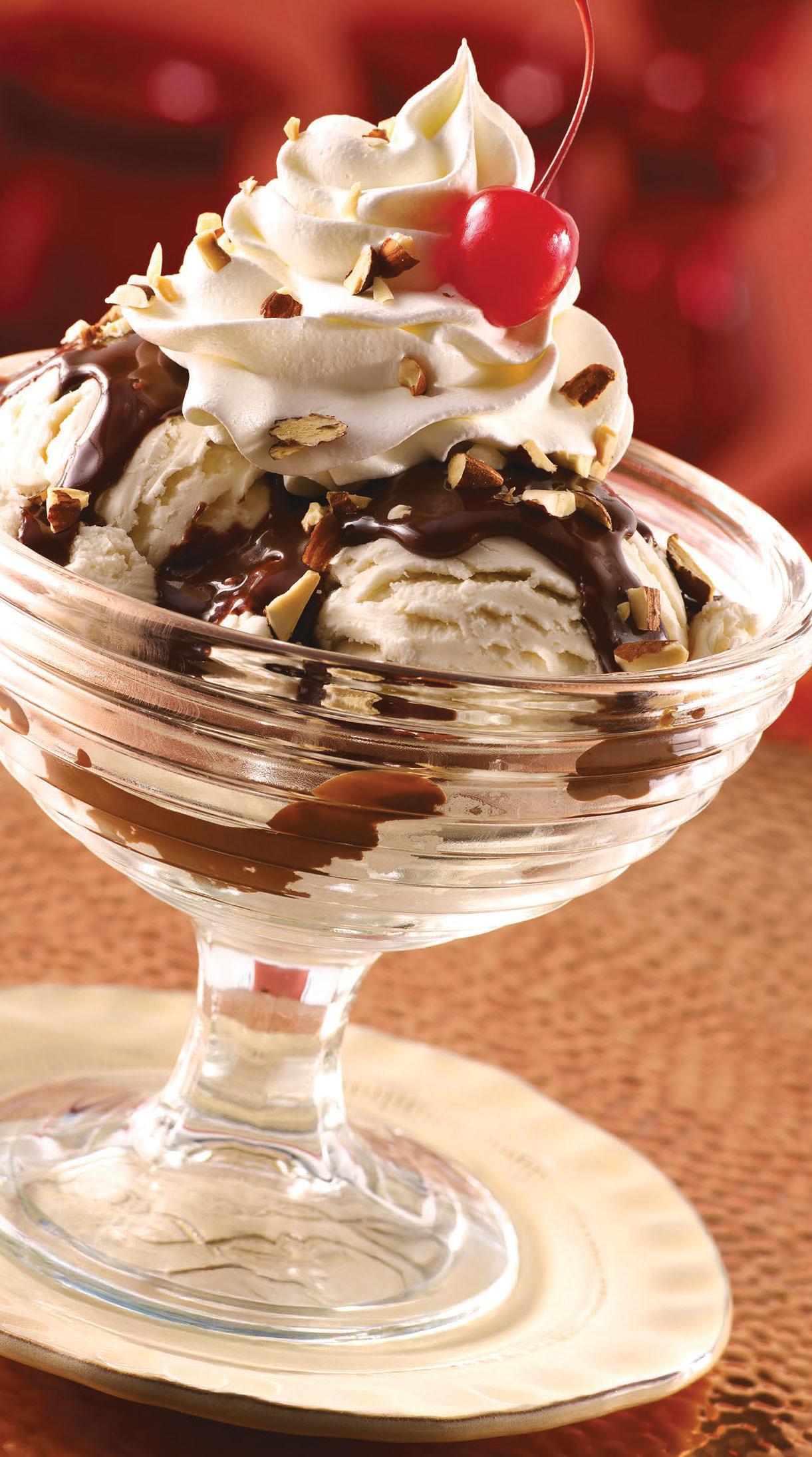 HOT FUDGE SUNDAE