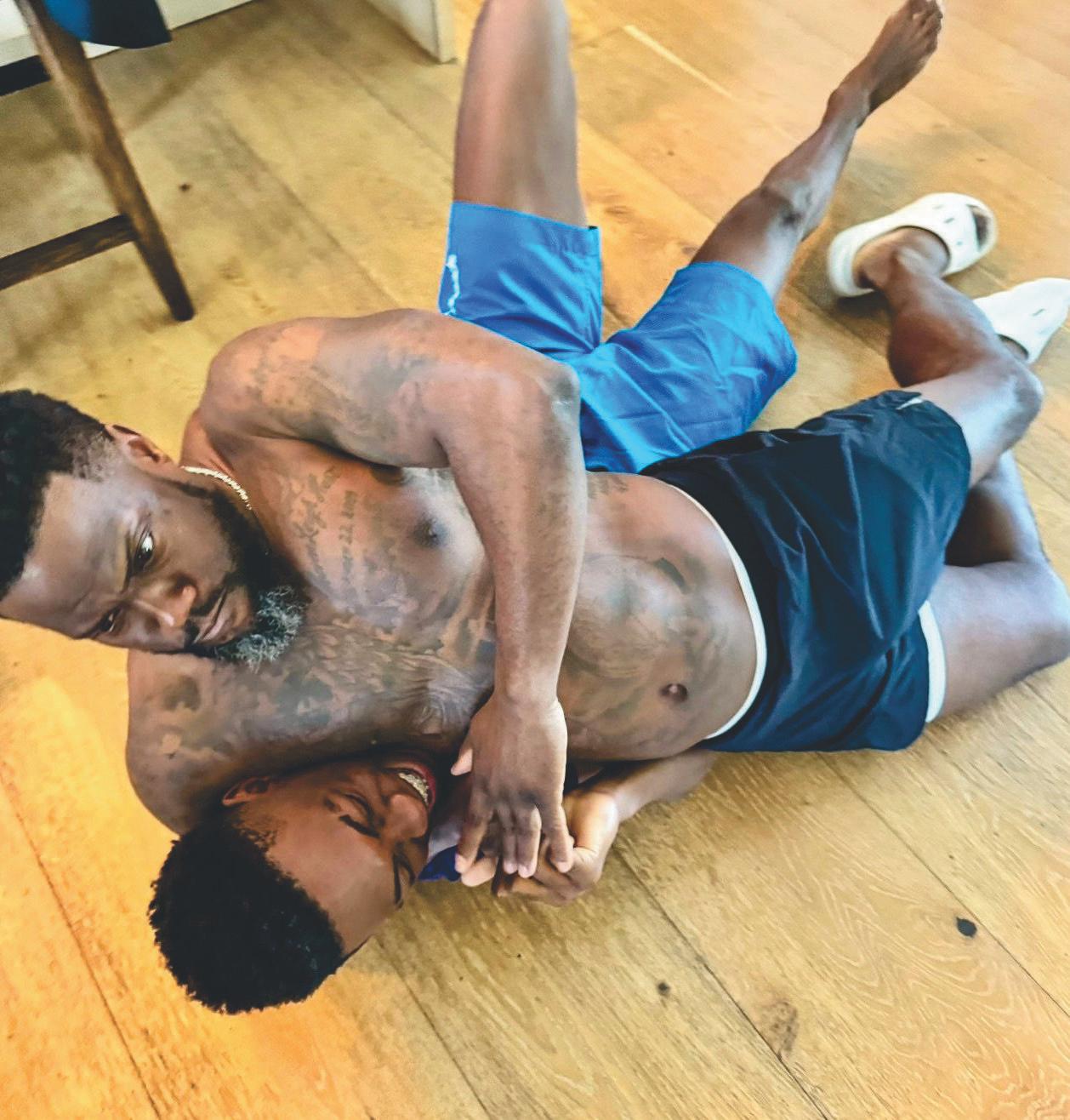 They Roughhouse With Their Kids — and Get a Little Too Competitive!