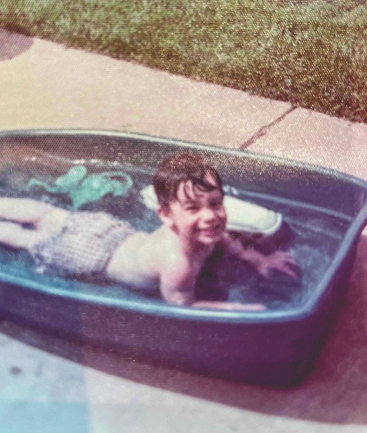 Sebastian Loved His Tiny Pool!