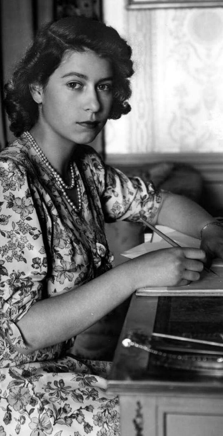 La entonces princesa