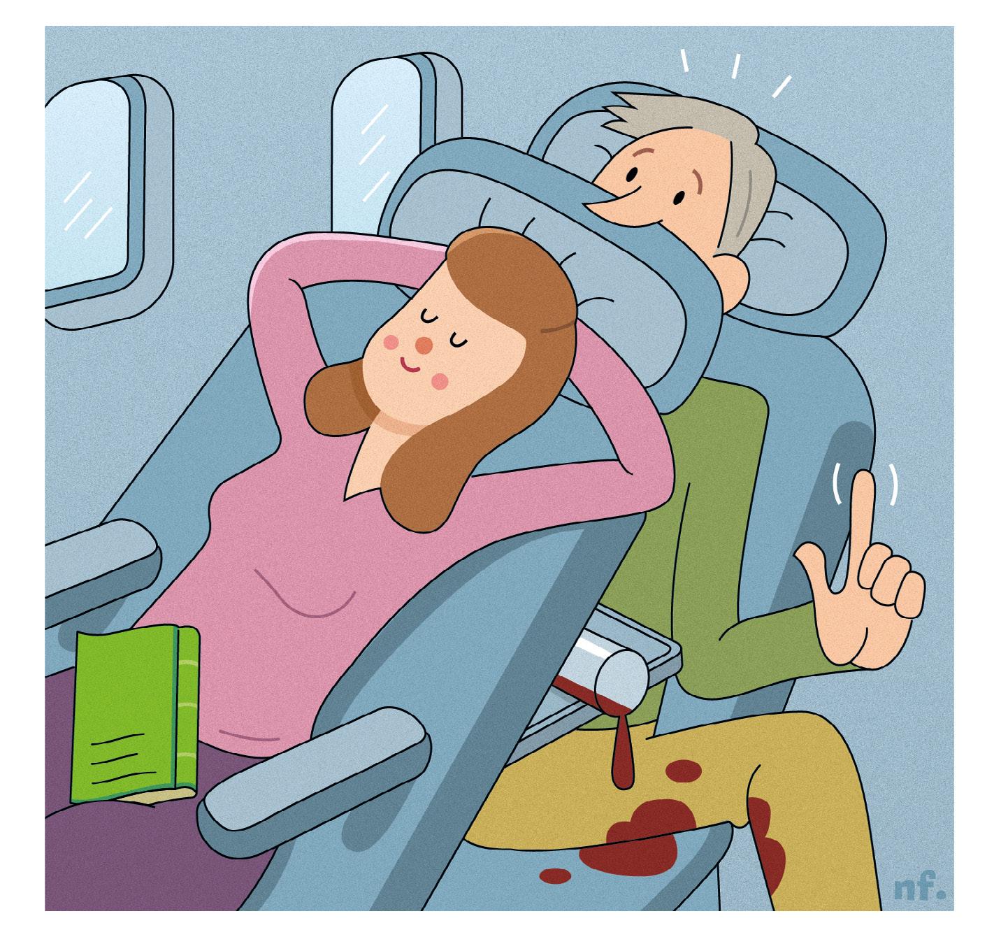 LAS ALEGRÍAS DE VIAJAR EN AVION